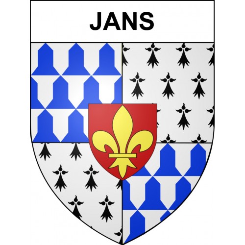 Jans 44 ville sticker blason écusson autocollant adhésif