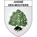 Juigné-des-Moutiers 44 ville sticker blason écusson autocollant adhésif