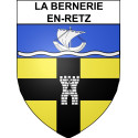 La Bernerie-en-Retz 44 ville sticker blason écusson autocollant adhésif