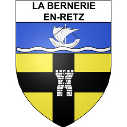 Stickers coat of arms La Bernerie-en-Retz adhesive sticker