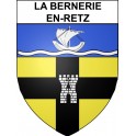 La Bernerie-en-Retz 44 ville sticker blason écusson autocollant adhésif