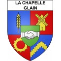 Adesivi stemma La Chapelle-Glain adesivo