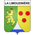 Stickers coat of arms La Limouzinière adhesive sticker