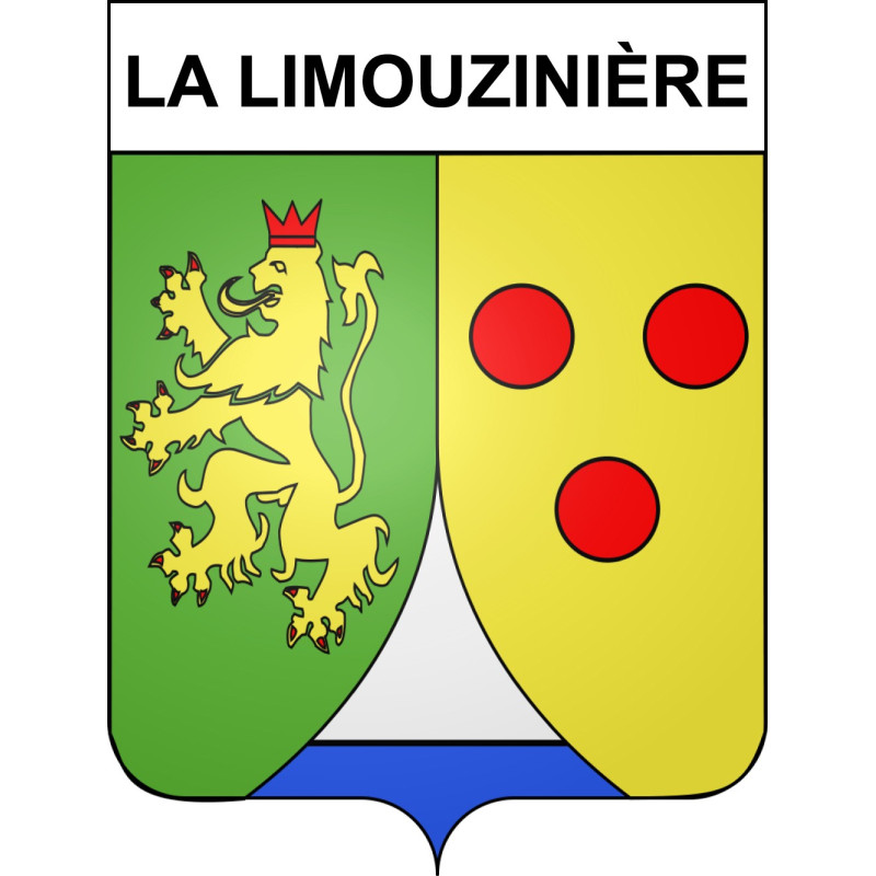 Stickers coat of arms La Limouzinière adhesive sticker