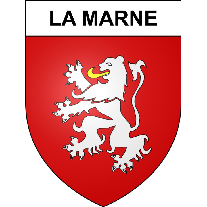 Stickers coat of arms La Marne adhesive sticker