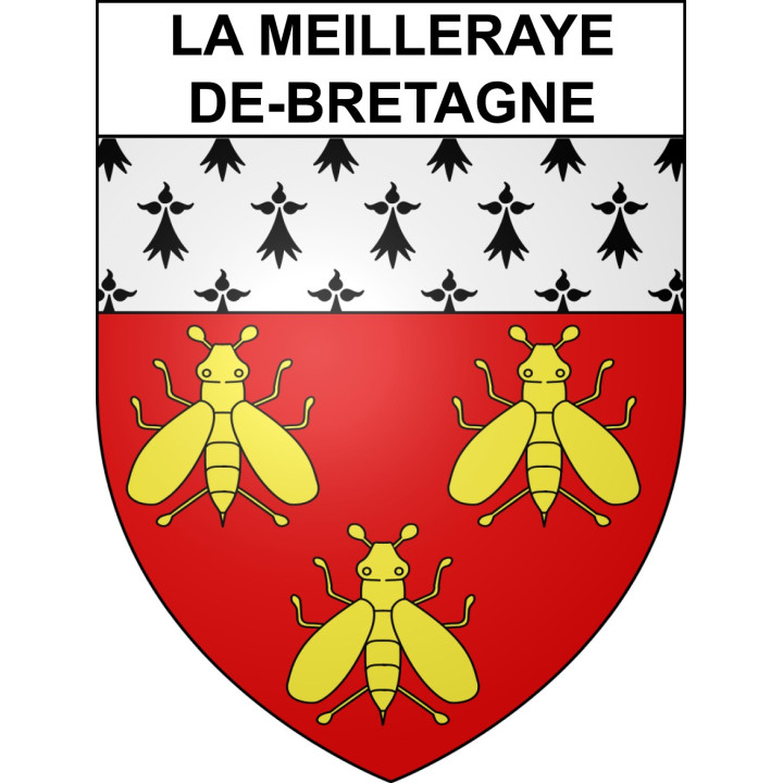 Stickers coat of arms La Meilleraye-de-Bretagne adhesive sticker