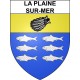 Stickers coat of arms La Plaine-sur-Mer adhesive sticker