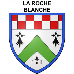 La Roche-Blanche 44 ville sticker blason écusson autocollant adhésif