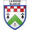 La Roche-Blanche Sticker wappen, gelsenkirchen, augsburg, klebender aufkleber