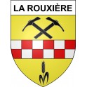 Pegatinas escudo de armas de La Rouxière adhesivo de la etiqueta engomada