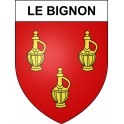 Le Bignon 44 ville sticker blason écusson autocollant adhésif