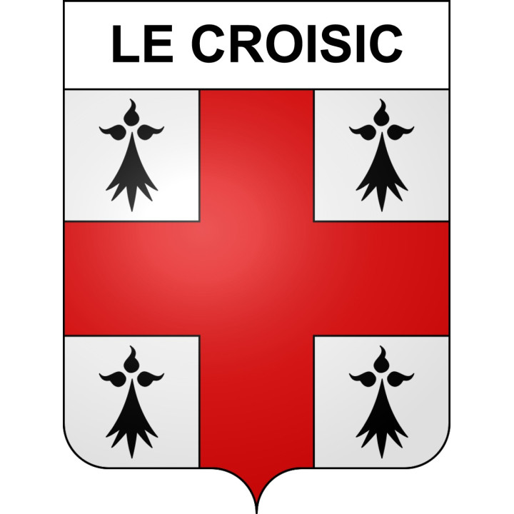 Stickers coat of arms Le Croisic adhesive sticker