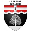 Pegatinas escudo de armas de Le Fresne-sur-Loire adhesivo de la etiqueta engomada