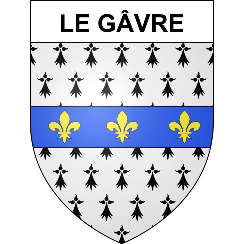 Le Gâvre Sticker wappen, gelsenkirchen, augsburg, klebender aufkleber