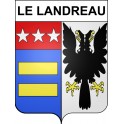 Le Landreau 44 ville sticker blason écusson autocollant adhésif