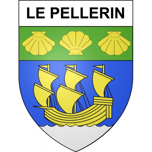 Le Pellerin Sticker wappen, gelsenkirchen, augsburg, klebender aufkleber