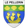 Le Pellerin Sticker wappen, gelsenkirchen, augsburg, klebender aufkleber