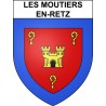Les Moutiers-en-Retz 44 ville sticker blason écusson autocollant adhésif