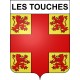 Les Touches 44 ville sticker blason écusson autocollant adhésif