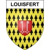 Louisfert 44 ville sticker blason écusson autocollant adhésif