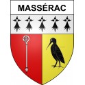 Adesivi stemma Massérac adesivo
