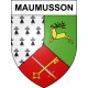 Pegatinas escudo de armas de Maumusson adhesivo de la etiqueta engomada