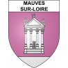 Mauves-sur-Loire Sticker wappen, gelsenkirchen, augsburg, klebender aufkleber