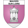 Stickers coat of arms Mauves-sur-Loire adhesive sticker