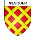 Stickers coat of arms Mesquer adhesive sticker