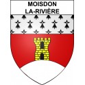Stickers coat of arms Moisdon-la-Rivière adhesive sticker