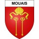 Stickers coat of arms Mouais adhesive sticker