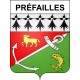 Stickers coat of arms Préfailles adhesive sticker