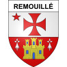 Remouillé Sticker wappen, gelsenkirchen, augsburg, klebender aufkleber