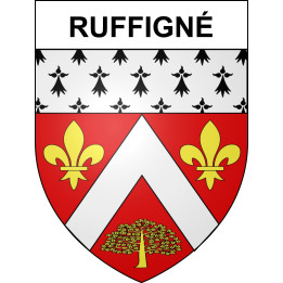 Stickers coat of arms Ruffigné adhesive sticker