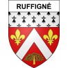 Ruffigné 44 ville sticker blason écusson autocollant adhésif
