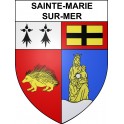Sainte-Marie-sur-Mer 44 ville sticker blason écusson autocollant adhésif