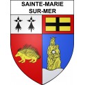 Stickers coat of arms Sainte-Marie-sur-Mer adhesive sticker