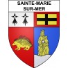 Adesivi stemma Sainte-Marie-sur-Mer adesivo