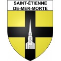 Pegatinas escudo de armas de Saint-Étienne-de-Mer-Morte adhesivo de la etiqueta engomada