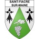 Pegatinas escudo de armas de Saint-Fiacre-sur-Maine adhesivo de la etiqueta engomada