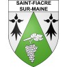 Saint-Fiacre-sur-Maine 44 ville sticker blason écusson autocollant adhésif
