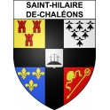 Pegatinas escudo de armas de Saint-Hilaire-de-Chaléons adhesivo de la etiqueta engomada