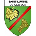 Pegatinas escudo de armas de Saint-Lumine-de-Clisson adhesivo de la etiqueta engomada