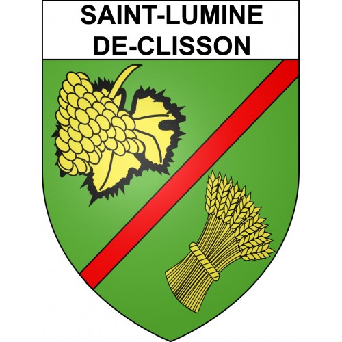 Adesivi stemma Saint-Lumine-de-Clisson adesivo