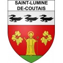 Saint-Lumine-de-Coutais 44 ville sticker blason écusson autocollant adhésif