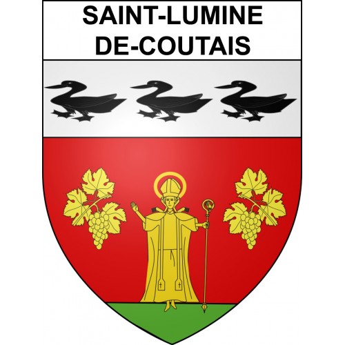 Adesivi stemma Saint-Lumine-de-Coutais adesivo