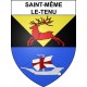 Saint-Même-le-Tenu 44 ville sticker blason écusson autocollant adhésif