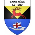 Saint-Même-le-Tenu 44 ville sticker blason écusson autocollant adhésif