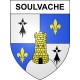 Pegatinas escudo de armas de Soulvache adhesivo de la etiqueta engomada