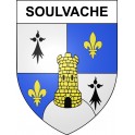 Pegatinas escudo de armas de Soulvache adhesivo de la etiqueta engomada